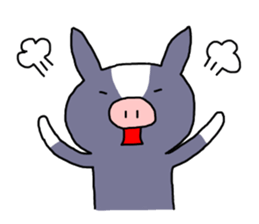 Berkshire pig sticker #6306352