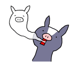 Berkshire pig sticker #6306354