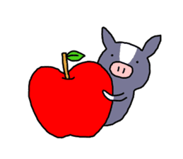 Berkshire pig sticker #6306355