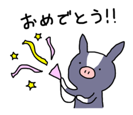 Berkshire pig sticker #6306356