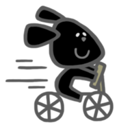 Black Labrador retriever sticker #6306458