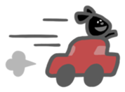 Black Labrador retriever sticker #6306459