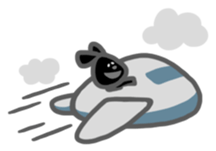 Black Labrador retriever sticker #6306462