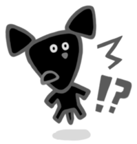 Black Labrador retriever sticker #6306465