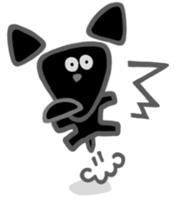 Black Labrador retriever sticker #6306466