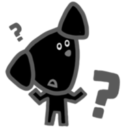 Black Labrador retriever sticker #6306472