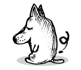 A dog? sticker #6307036