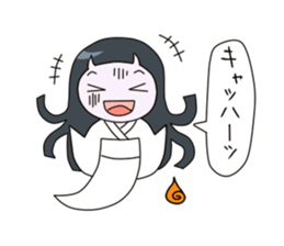 Ghost girlfriend. Reiko-chan sticker #6307191
