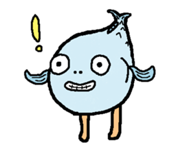 tekuteku walking fish sticker #6307364