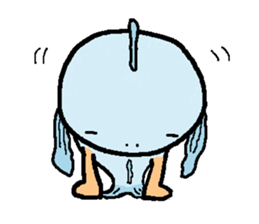 tekuteku walking fish sticker #6307367