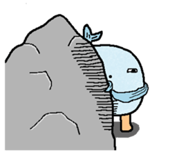 tekuteku walking fish sticker #6307368