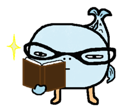 tekuteku walking fish sticker #6307380