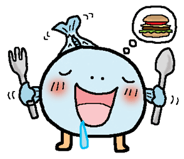 tekuteku walking fish sticker #6307385