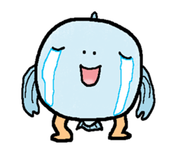 tekuteku walking fish sticker #6307387