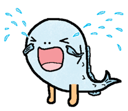 tekuteku walking fish sticker #6307397