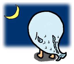 tekuteku walking fish sticker #6307399