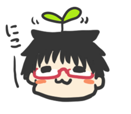 Green girl sticker #6307970