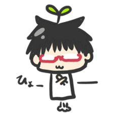 Green girl sticker #6307973