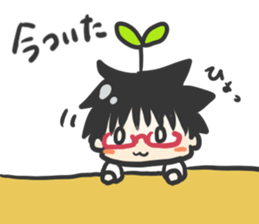 Green girl sticker #6307980