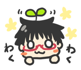 Green girl sticker #6307993