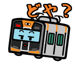 Deformed the Kansai train. NO.1 sticker #6308238