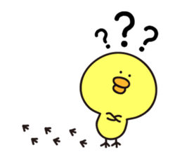 Yellow&white Chicks sticker #6308885