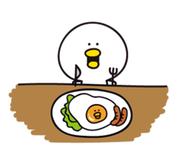 Yellow&white Chicks sticker #6308905