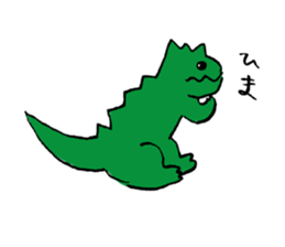 jarilemon&dinosaur&bear&cat 2 sticker #6309096