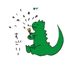 jarilemon&dinosaur&bear&cat 2 sticker #6309115