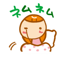 Conversation Sticker of girl sticker #6309161