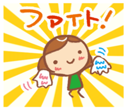 Conversation Sticker of girl sticker #6309165