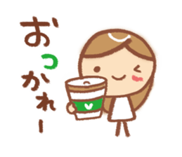 Conversation Sticker of girl sticker #6309166