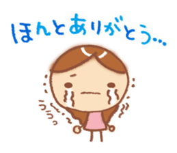Conversation Sticker of girl sticker #6309178