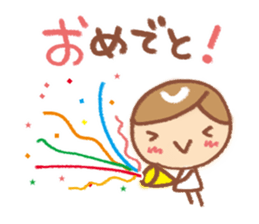 Conversation Sticker of girl sticker #6309192