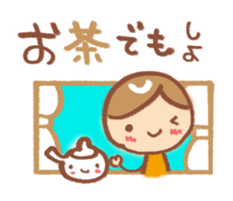Conversation Sticker of girl sticker #6309193