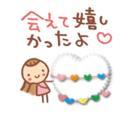 Conversation Sticker of girl sticker #6309196