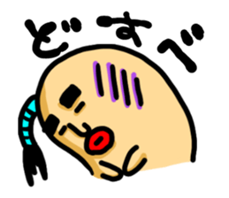 aomori in chonmage sticker #6309344