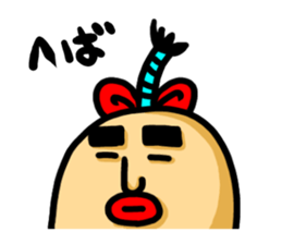 aomori in chonmage sticker #6309358