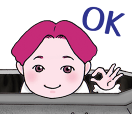 Pink boy 2 sticker #6309726