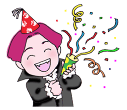 Pink boy 2 sticker #6309735