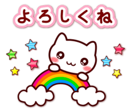 heart cat sticker #6310293