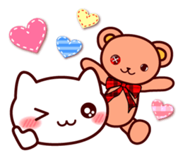 heart cat sticker #6310301