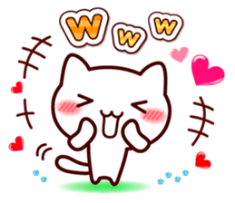 heart cat sticker #6310315