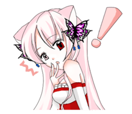 Stray cats small dreams and Xiaomei sticker #6310462