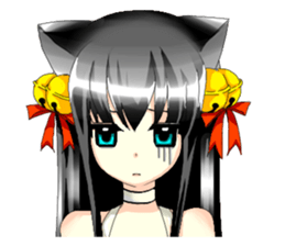 Stray cats small dreams and Xiaomei sticker #6310473