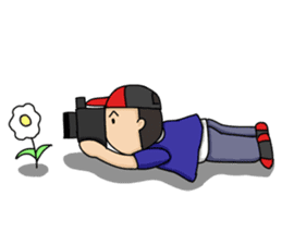 Camera Guy & Girl Model & Pretty sticker #6311241