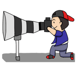 Camera Guy & Girl Model & Pretty sticker #6311246