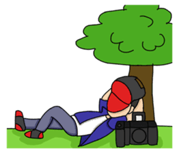 Camera Guy & Girl Model & Pretty sticker #6311251