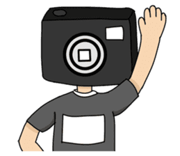 Camera Guy & Girl Model & Pretty sticker #6311254