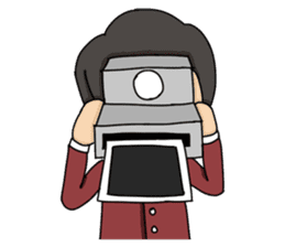 Camera Guy & Girl Model & Pretty sticker #6311256